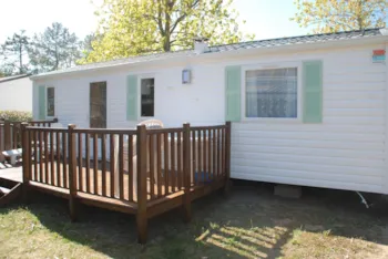 Mietunterkunft - Mobilheim  Eco + Terrasse - Camping Les Samaras