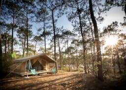 Huuraccommodatie(s) - Toile&Bois Tent Sweet - Huttopia Lac de Carcans