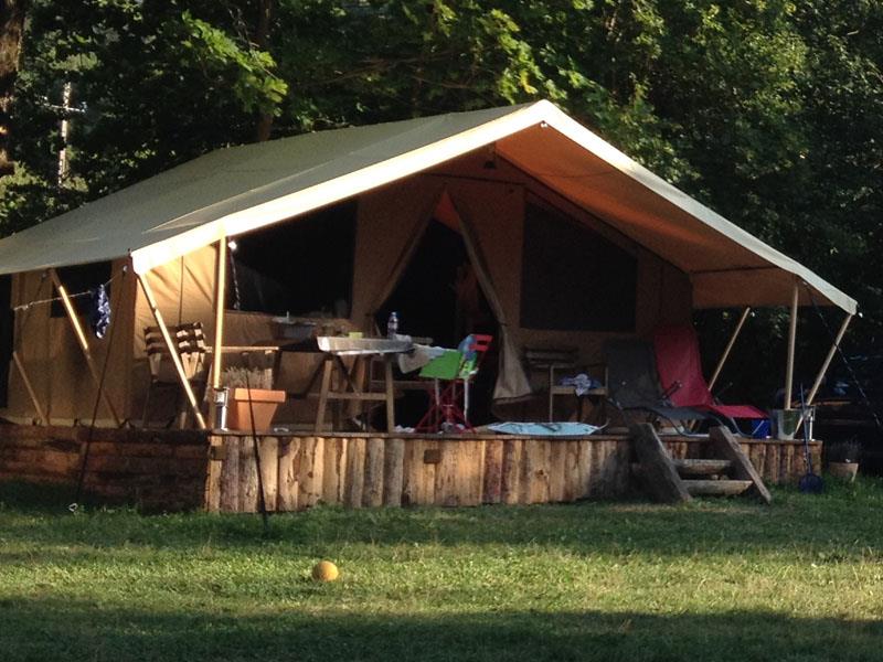 Mietunterkunft - Safarizelt Cabanon - Camping les Chamberts