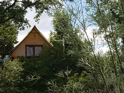 Mietunterkunft - Trapperhütte Mit Blick Auf Den Fluss Und Die Berge - image n°4 - Les Chamberts camping et lodges