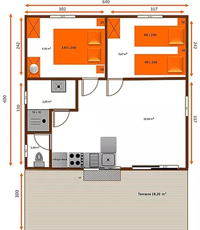 Chalet En Bois Grand Confort Luxe - Climatisé