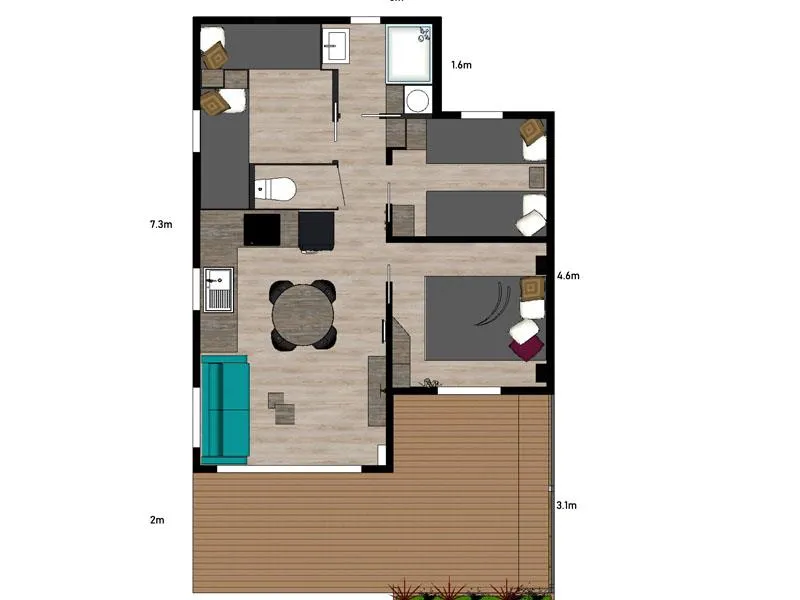Chalet De Luxe Mimosa Surplombant La Rivière Avec Avec Vue Panoramique - Climatisé