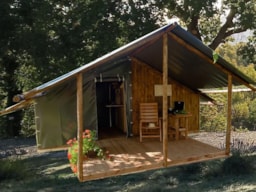 Location - Cabane Cosy Nature Toile & Bois - Les Chamberts camping et lodges
