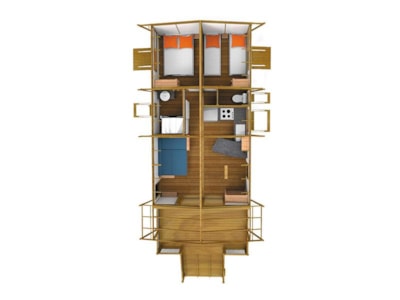 Luxury nature lodge overlooking the river with panoramic views - Air-conditioned