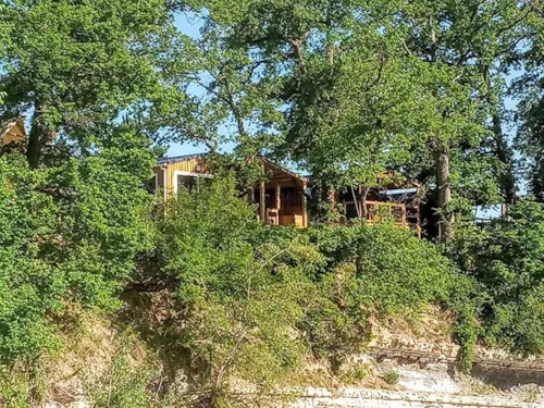 Accommodation - Luxury Mimosa Chalet Overlooking The River With Panoramic Views - Air-Conditioned - image n°9 - Les Chamberts camping et lodges
