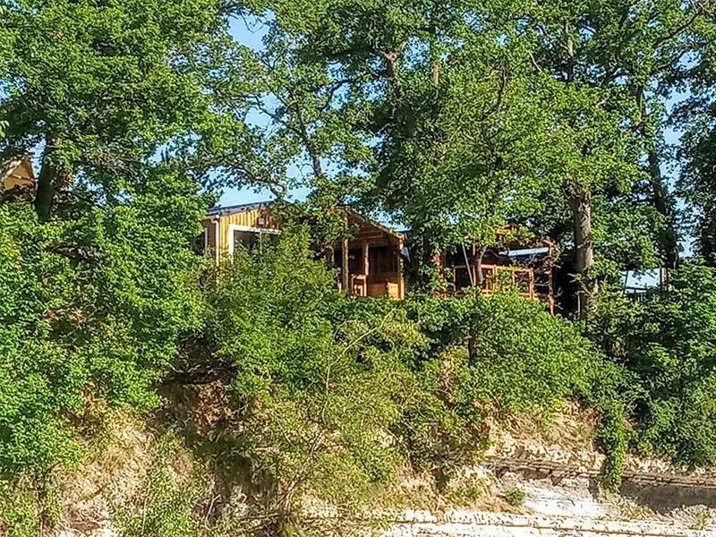 Chalet De Luxe Mimosa Surplombant La Rivière Avec Avec Vue Panoramique - Climatisé