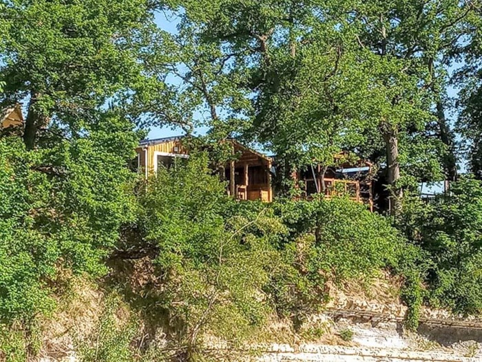 Chalet De Luxe Mimosa Surplombant La Rivière Avec Avec Vue Panoramique - Climatisé