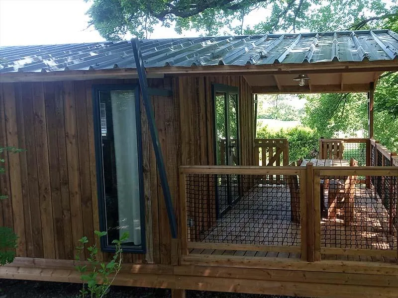 Lodge Luxe Nature Surplombant La Rivière Avec Vue Panoramique - Climatisé