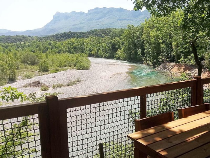 Lodge Luxe Nature Surplombant La Rivière Avec Vue Panoramique - Climatisé