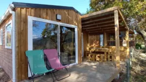 Locatif - Luxury Mimosa chalet overlooking the river with panoramic views - Air-conditioned - Les Chamberts camping et lodges