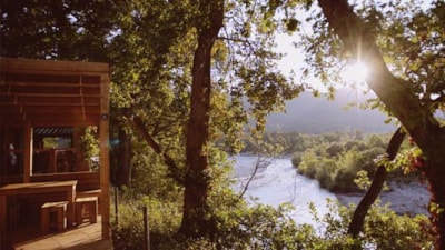 Luxury Mimosa chalet overlooking the river with panoramic views - Air-conditioned