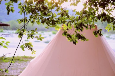 Exclusive tent pitch Drome riverside