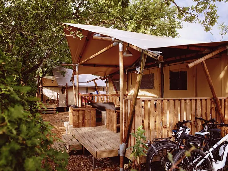 Tente Luxury Lodge Nature Avec Vue Rivière