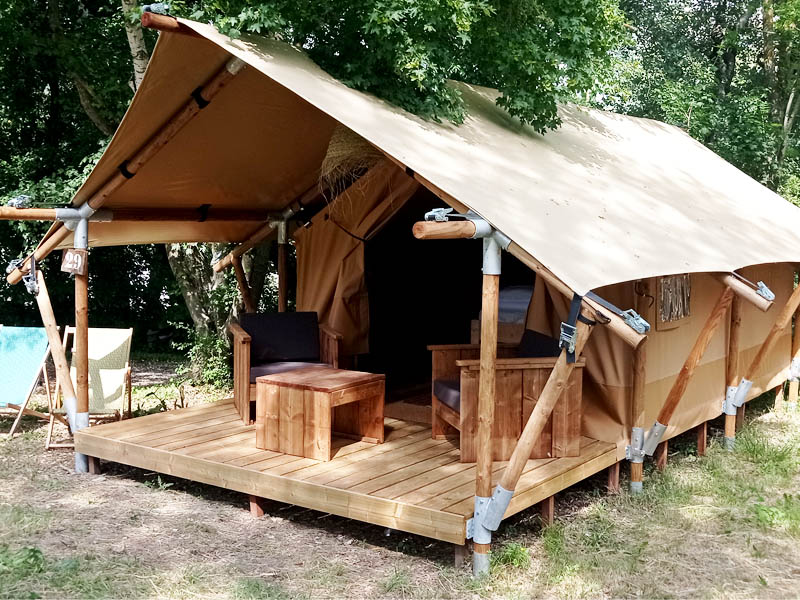 Huuraccommodatie - Lodge Duo - Camping les Chamberts