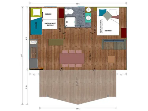 Accommodation - Ecolodge Cotton Nature - image n°2 - Les Chamberts camping et lodges