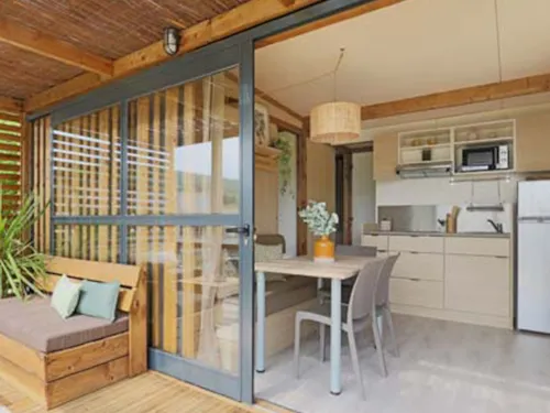 Accommodation - Drôme River Nature Chalet - Air-Conditioned - image n°4 - Les Chamberts camping et lodges