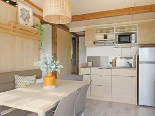 Accommodation - Drôme River Nature Chalet - Air-Conditioned - image n°5 - Les Chamberts camping et lodges