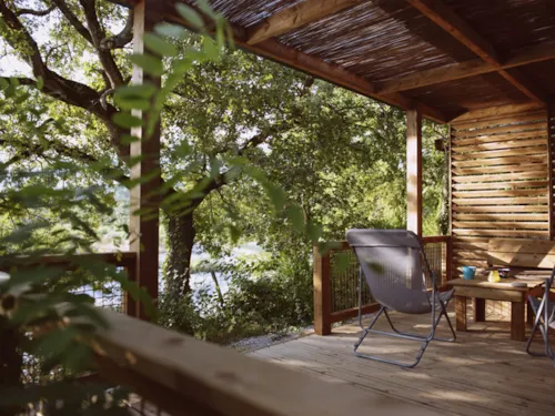 Accommodation - Drôme River Nature Chalet - Air-Conditioned - image n°2 - Les Chamberts camping et lodges