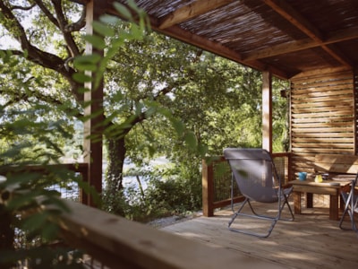Drôme River Nature Chalet - air-conditioned