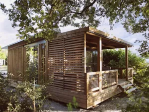 Locatif - Drôme River Nature Chalet - air-conditioned - Les Chamberts camping et lodges