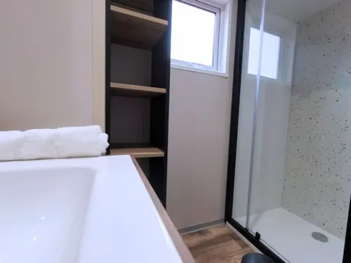 Mietunterkunft - Klimatisiertes Premium-Chalet Sésame - image n°9 - Les Chamberts camping et lodges
