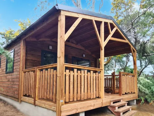 Mietunterkunft - Klimatisiertes Premium-Chalet Sésame - image n°2 - Les Chamberts camping et lodges