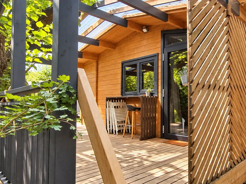 Chalet En Bois Grand Confort Luxe - Climatisé