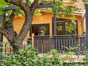 Locatif - Comfortable luxury wooden chalet - Air-conditioned - Les Chamberts camping et lodges