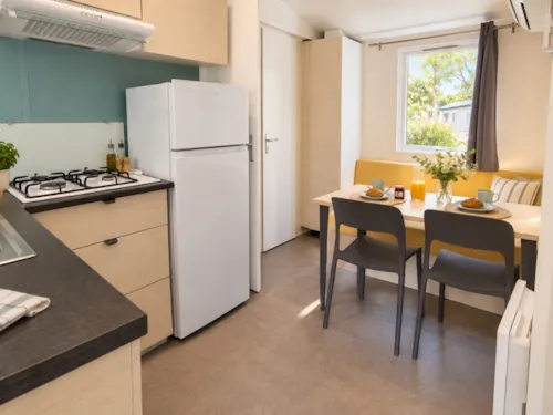 Mietunterkunft - Cottage Komfort 2 Schlafzimmer - Klimatisiert - image n°3 - Les Chamberts camping et lodges