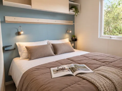 Mietunterkunft - Cottage Komfort 2 Schlafzimmer - Klimatisiert - image n°5 - Les Chamberts camping et lodges