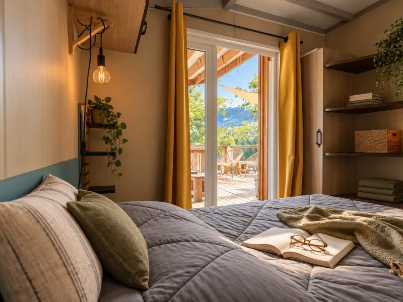 Chalet De Luxe Mimosa Surplombant La Rivière Avec Avec Vue Panoramique - Climatisé