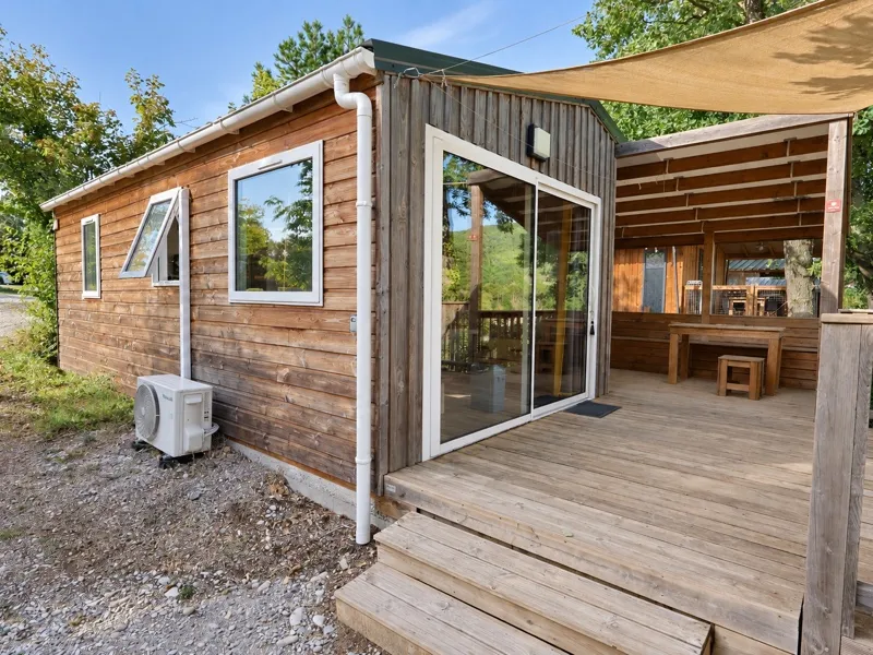 Accommodation - Luxury Mimosa Chalet Overlooking The River With Panoramic Views - Air-Conditioned - Les Chamberts camping et lodges