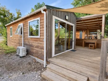 Accommodation - Luxury Mimosa Chalet Overlooking The River With Panoramic Views - Air-Conditioned - Les Chamberts camping et lodges