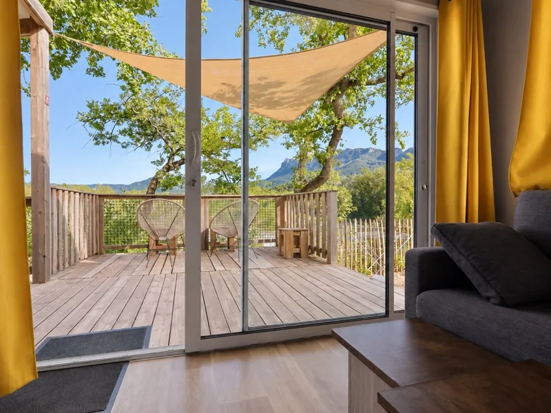 Chalet De Luxe Mimosa Surplombant La Rivière Avec Avec Vue Panoramique - Climatisé