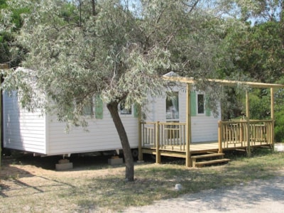 Mobile home Levant 30m² (3 bedrooms) sheltered terrace