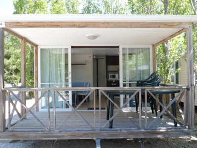 Mobile home Sirocco 31m² (2 bedrooms) sheltered terrace + TV