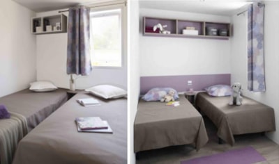 Alizée Mobile Home 32m² (3 bedrooms) + covered terrace + TV + air conditioning