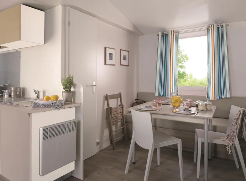 Mobil Home Alizée 32M2 (3 Chambres) + Terrasse Couverte + Tv + Climatisation 6 Pers.