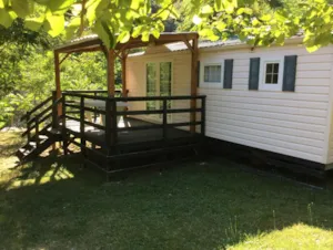 Locatif - Mobil home Watipi 27 m² - 2 chambres - Camping le Chaudebry