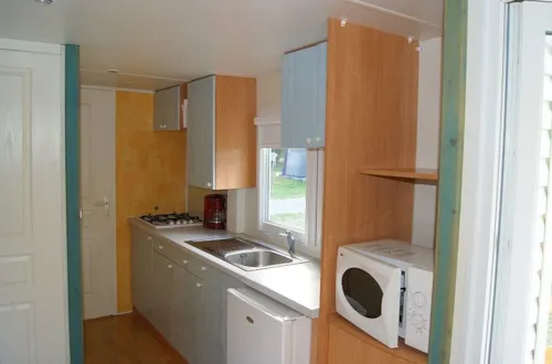Location - Mobil Home Louisiane 26 M² - 2 Chambres - image n°2 - Camping le Chaudebry