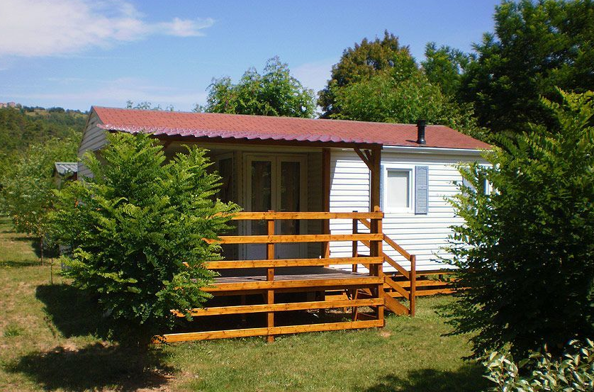 Location - Mobil Home Louisiane 26 M² - 2 Chambres - Camping le Chaudebry
