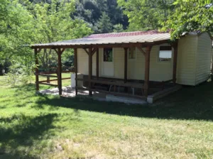 Locatif - Mobil home Trigano 26 m² - 2 chambres - Camping le Chaudebry