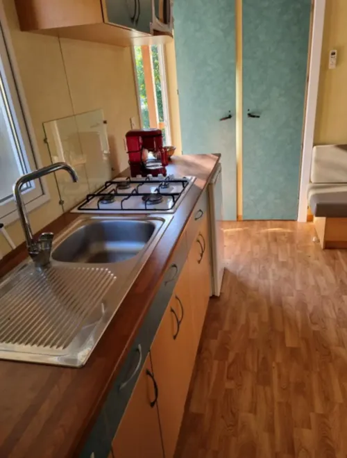 Location - Mobil Home Mercure 21 M² - 2 Chambres - image n°3 - Camping le Chaudebry