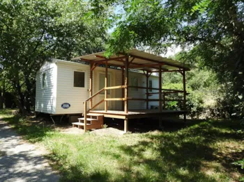 Location - Mobil Home Mercure 21 M² - 2 Chambres - Camping le Chaudebry