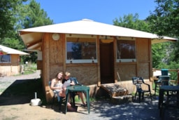 Accommodation - Wooden Cabin - 2 Bedrooms 25M² - Les Cabanes de Cornillon