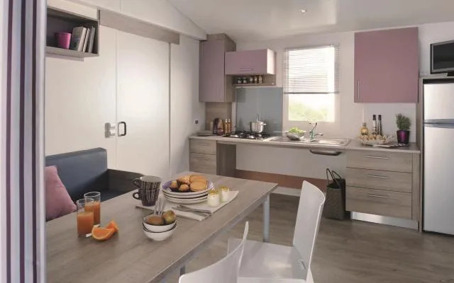 Mobil Home 2 Chambres Pmr - Confort - Climatisé - Jusqu'à 4 Personnes