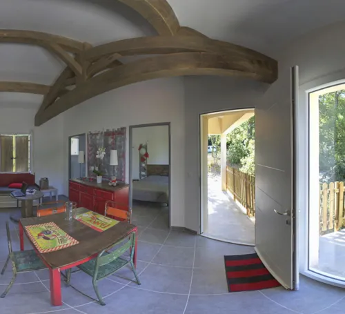 Mietunterkunft - Ferienhaus – L'atelier – Klimatisiert - image n°1 - Camping de la Colline