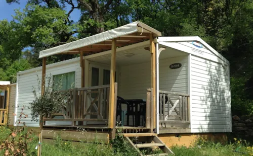 Accommodation - 2-Bedroom Mobile Home - Eco - Air-Conditioned - image n°1 - Camping de la Colline