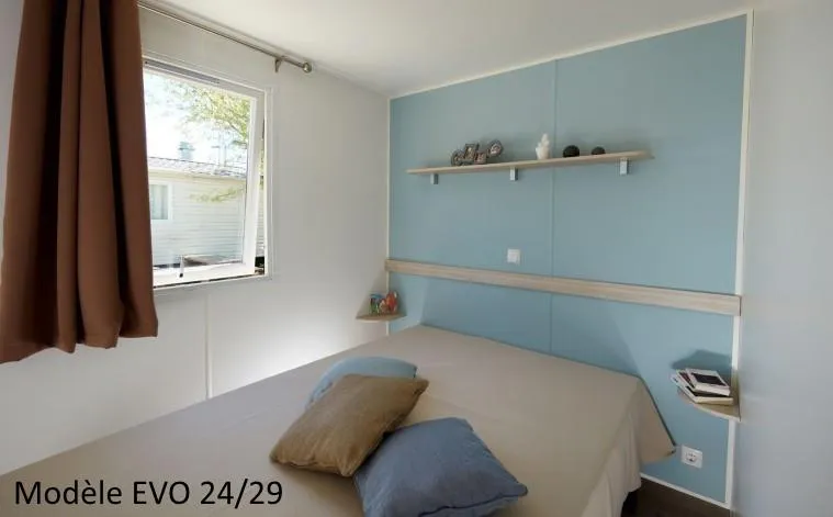 Mobil-Home 2 Chambres - Confort - Climatisé - Jusqu'à 4 Personnes
