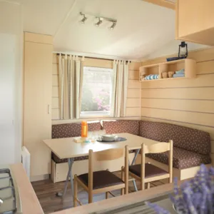 Locatif - Stacaravan met 3 slaapkamers - COMFORT - Airconditioning - Camping de la Colline